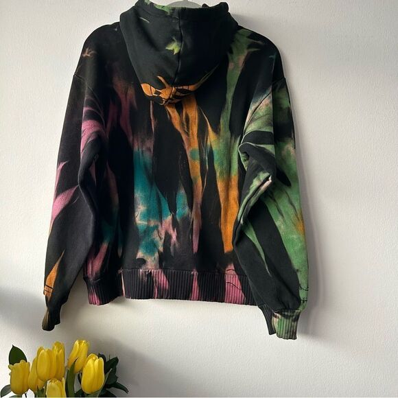 COTTON CITIZEN Oversized Brooklyn Tie-Dye Hoodie Black - Picture 3 of 13